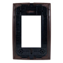 Placa Leviton Cien 3 módulos chocolate - La nueva eléctrica