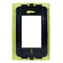 Placa Leviton Cien 3 módulos verde mate - La nueva eléctrica