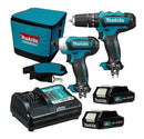 Atornillador/rotomartillo Makita combo 2 piezas - La nueva eléctrica