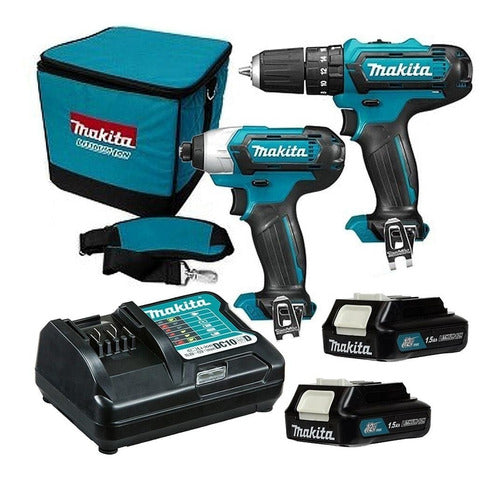 Atornillador/rotomartillo Makita combo 2pz