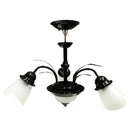 Candil Eco Sokert lirio blanco con base chocolate - La nueva eléctrica