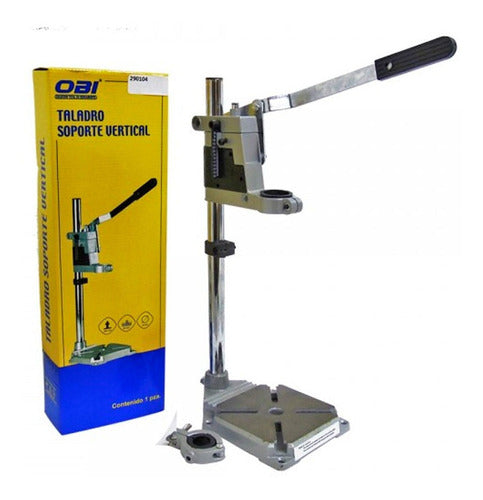 Soporte p/taladro obi vertical base hierro
