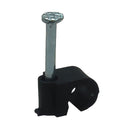 Grapa Samy redonda 7-10 c/100 piezas negra - La nueva eléctrica