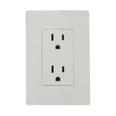 Placa Solaris lisa 2 contactos dúplex - La nueva eléctrica