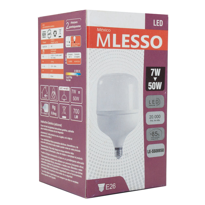 FOCO MLESSO LED OMNIDIRECCIONAL 7W