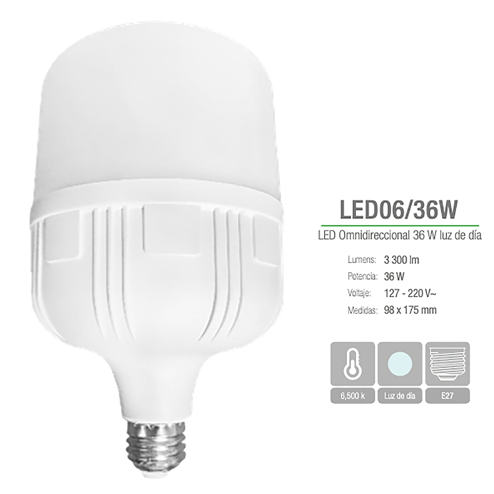 Foco Promi omnidireccional 36W - La nueva eléctrica