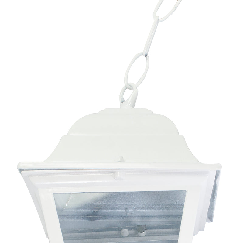 Farol Kley colgante rustico blanco