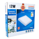 Luminario Goodwill sobreponer cuadrado 12W MS-21634 - La nueva eléctrica
