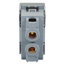 Contacto Lucek Colors con conexión euroamericana 1 módulo anodizado - La nueva eléctrica