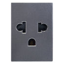 Contacto Lucek Colors con conexión euroamericana 15 módulos anodizado - La nueva eléctrica