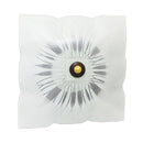 Plafón Eco cuadrado café/blanco - La nueva eléctrica