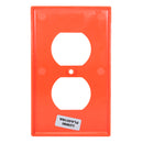 Placa Lummi dúplex naranja - La nueva eléctrica