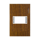 Placa Lucek Colors metálica 1 ventana madera cerezo - La nueva eléctrica