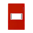 Placa Lucek Colors metálica 1 ventana rojo - La nueva eléctrica