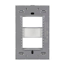 Placa Lucek Colors metálica 2 ventanas madera nogal - La nueva eléctrica