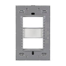 Placa Lucek Colors metálica 2 ventanas negro - La nueva eléctrica