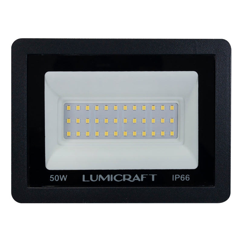 Reflector Lumicraft 50W multivoltaje slim - La nueva eléctrica