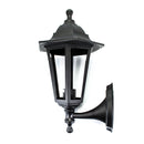Farol Sanelec de pared colonial negro - La nueva eléctrica