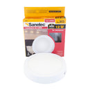 Luminario Sanelec LED 12W sobreponer redondo cálido - La nueva eléctrica