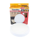 Luminario Sanelec LED 18W sobreponer redondo cálido - La nueva eléctrica