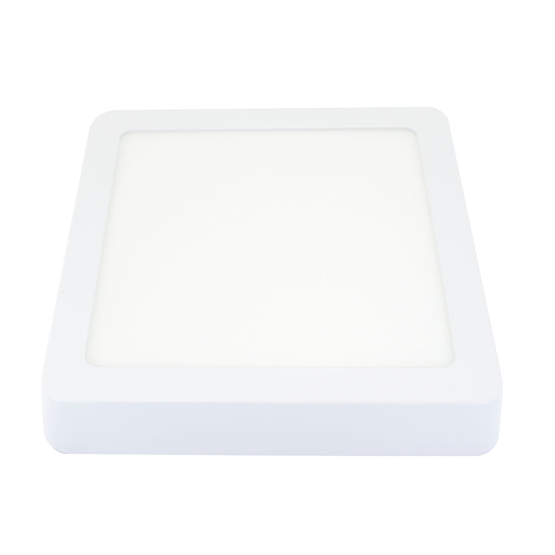 Luminario Sanelec led 12w sobreponer cuadrado frío