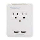 Supresor de picos Sanelec 110JL 2 USB para teléfono - La nueva eléctrica