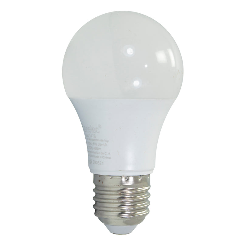 FOCO SANELEC BULBO LED 6W 100-240 3000K .