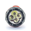 Linterna Sanelec portátil 4 LEDs roja recargable - La nueva eléctrica