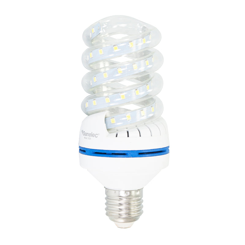 Foco Sanelec espiral led 12w luz fría