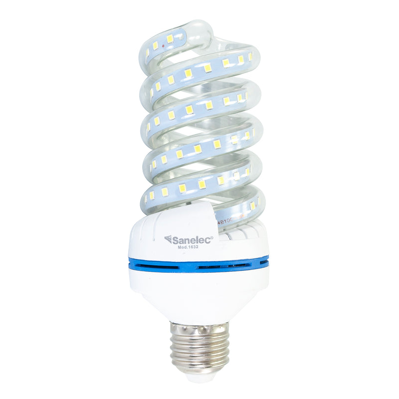 Foco Sanelec espiral led 15w luz fría