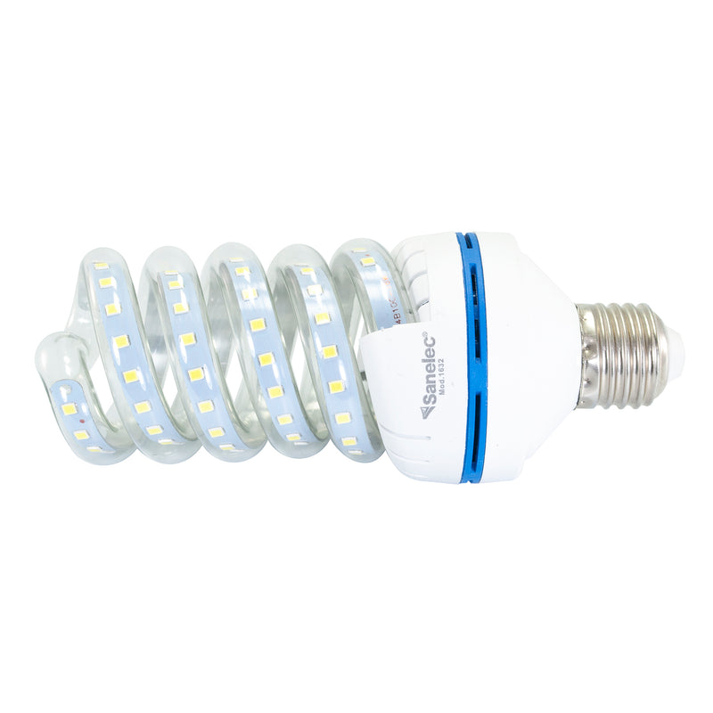 Foco Sanelec espiral led 15w luz fría