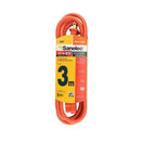 Extensión sanelec 3 mts 2 x16 uso rudo naranja - La nueva eléctrica