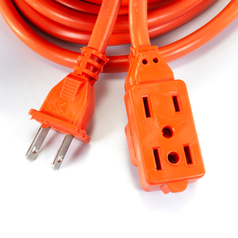 Extensión Sanelec 8 mts 2 x16 uso rudo naranja