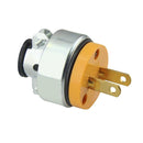 Clavija Sanelec industrial metal polarizada, granel - La nueva eléctrica