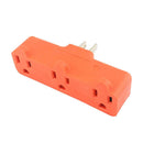 Clavija sanelec triple plana naranja - La nueva eléctrica