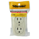 Contacto sanelec duplex visible - La nueva eléctrica