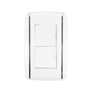 Placa Sanelec Vicenza con 2 apagadores - La nueva eléctrica