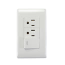 Placa Sanelec Italia con apagador y 2 contactos - La nueva eléctrica