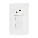 Placa Sanelec Italia con 2 apagadores y contacto - La nueva eléctrica