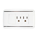 Placa Sanelec Vicenza 2 contactos y apagador - La nueva eléctrica