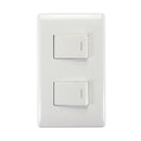 Placa Sanelec Italia con apagador sencillo y escalera - La nueva eléctrica