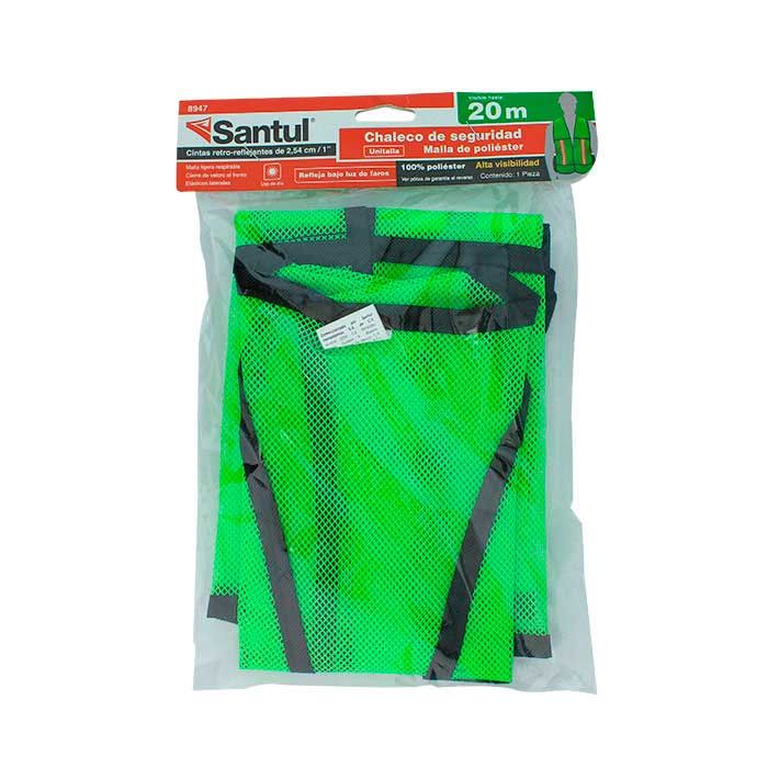 Chaleco Santul de seguridad fluorescente verde