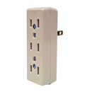 Contacto Samy triple aterrizado c/patas - La nueva eléctrica