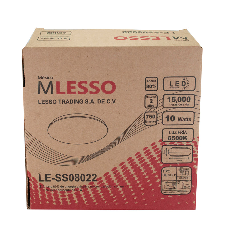 Plafón Mlesso led 10w figura 4