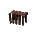 Taquete Samy plástico 5/16 café c/100 pzas - La nueva eléctrica