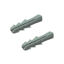 Taquete samy plástico 1/4 gris c/100pz - La nueva eléctrica