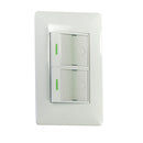 Placa Solaris Ultra con 2 apagadores - La nueva eléctrica