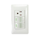 Placa Solaris Ultra con 2 apagadores y 1 contacto - La nueva eléctrica