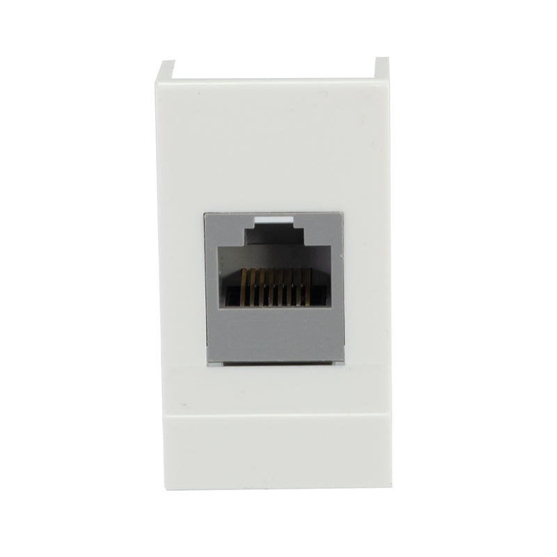 Módulo Leviton modular datos rj45 cat 5 blanco