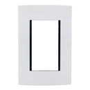Placa Leviton modular Ultra 3 módulos blanca - La nueva eléctrica
